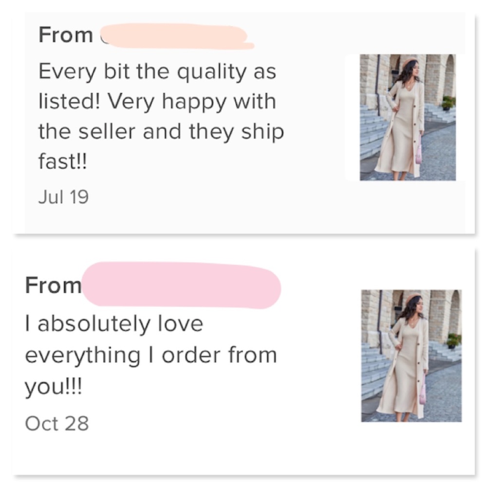 2 Piece Set: Knit Midi Pencil Dress and Long Cardigan Button Through Brown - Picture 12 of 13